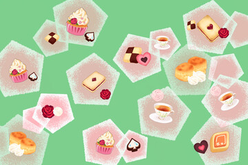 tea time illustration