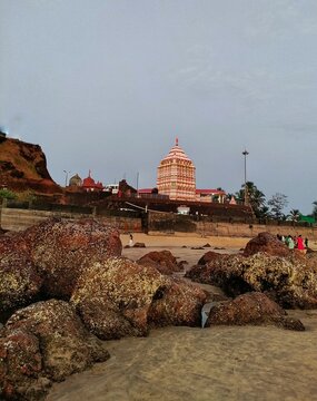 Devgad, Sindhudurg, Maharashtra, India - Sri Kunkeshwar Temple, This temple is dedicated to Lord Shiva  at konkan or Coastal Maharashtra. Near  kunkeshwar Beach.