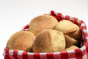 Pandesal or pan de sal is a Filipino traditional bread usually eaten during breakfast or afternoon...