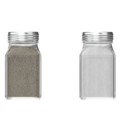3d rendering illustration of a salt and pepper
