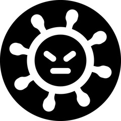 Obraz premium Coronavirus circle icon