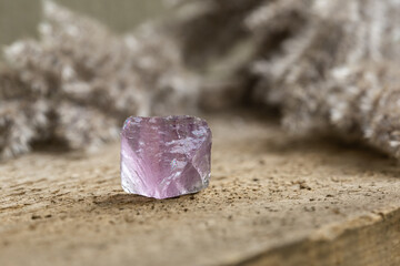 Fluorite or fluorspar mineral crystal gem stone
