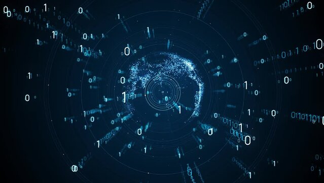Digital transformation concept. System engineering. Communication network.