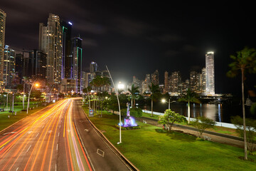 Fototapeta na wymiar Cinta Costera, Panama City, Republic of Panama, Central America, America.