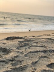 View of the Indian Ocean from the shore