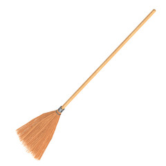 3d rendering illustration of a shaker broom