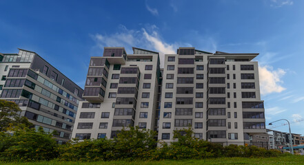 Apartment building in inner Sydney suburb NSW Australia