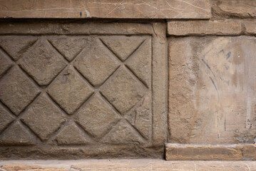 Old stained shape, textured, historical aged background