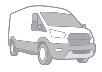 AMERICAN VAN - VECTOR ILLUSTRATOR ON WHITE BACKGROUND - SPORTCAR_T208ai : 543401447