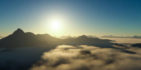Island in an Ocean of Clouds