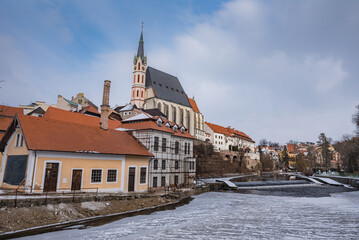 Obraz premium 유럽 체코 체스키크럼로프 사진