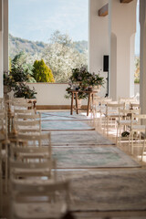 Wedding ceremony hall