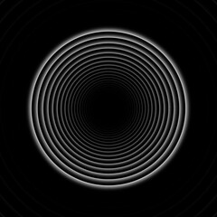 High Detail Concentric Circles Background
