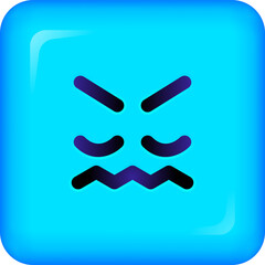 Cool square Emoticon. Yellow Emoji faces emoticon smile, digital smiley expression emotion feelings, chat cartoon emotes. png illustration icon