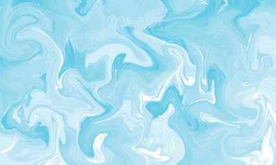 Blue liquid marble texture. Abstract painting, can be used as a trendy background for wallpapers, posters, cards, invitations, websites