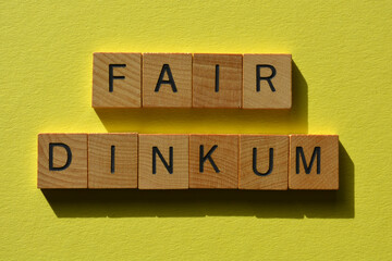 Fair Dinkum, phrase as banner headine