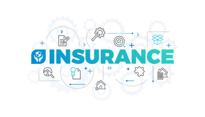 Insurance Concept Vector Website Header Banner