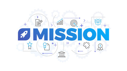Mission Business Concept Vector Website Header Banner