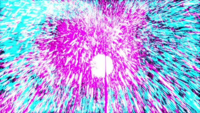 a blue and pink particle background. a looping animation of glowing particles. an abstract particle background on a black background