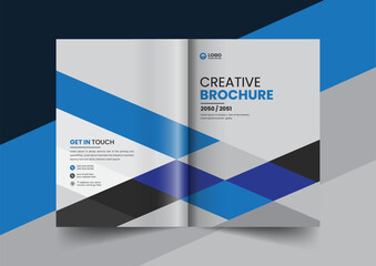 corporate company profile brochure annual report booklet proposal cover page layout concept design