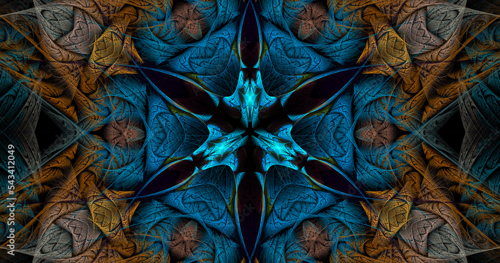Poster computer generated image for elegant background or high tech design