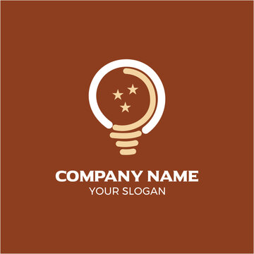 light bulb logo design