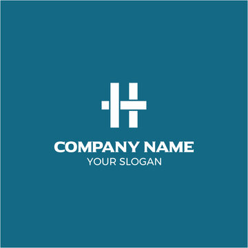 Letter H logo design