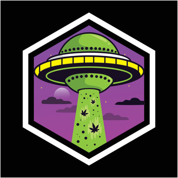 ufo in the sky