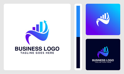 Fototapeta premium initial logo N business diagram template