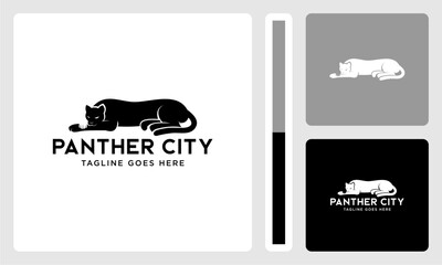 sleeping panther tiger logo