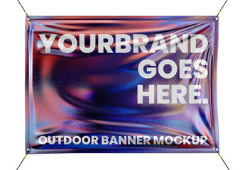 Hanging Banner Mockup 