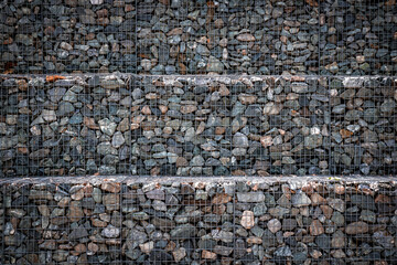 Mur en gabion