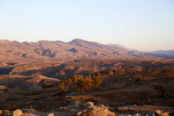 Mountains in Kurdish region between Erbil and Zab river. The geology of these strata consists of...