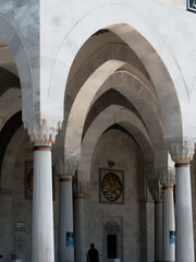 interior of the mosque