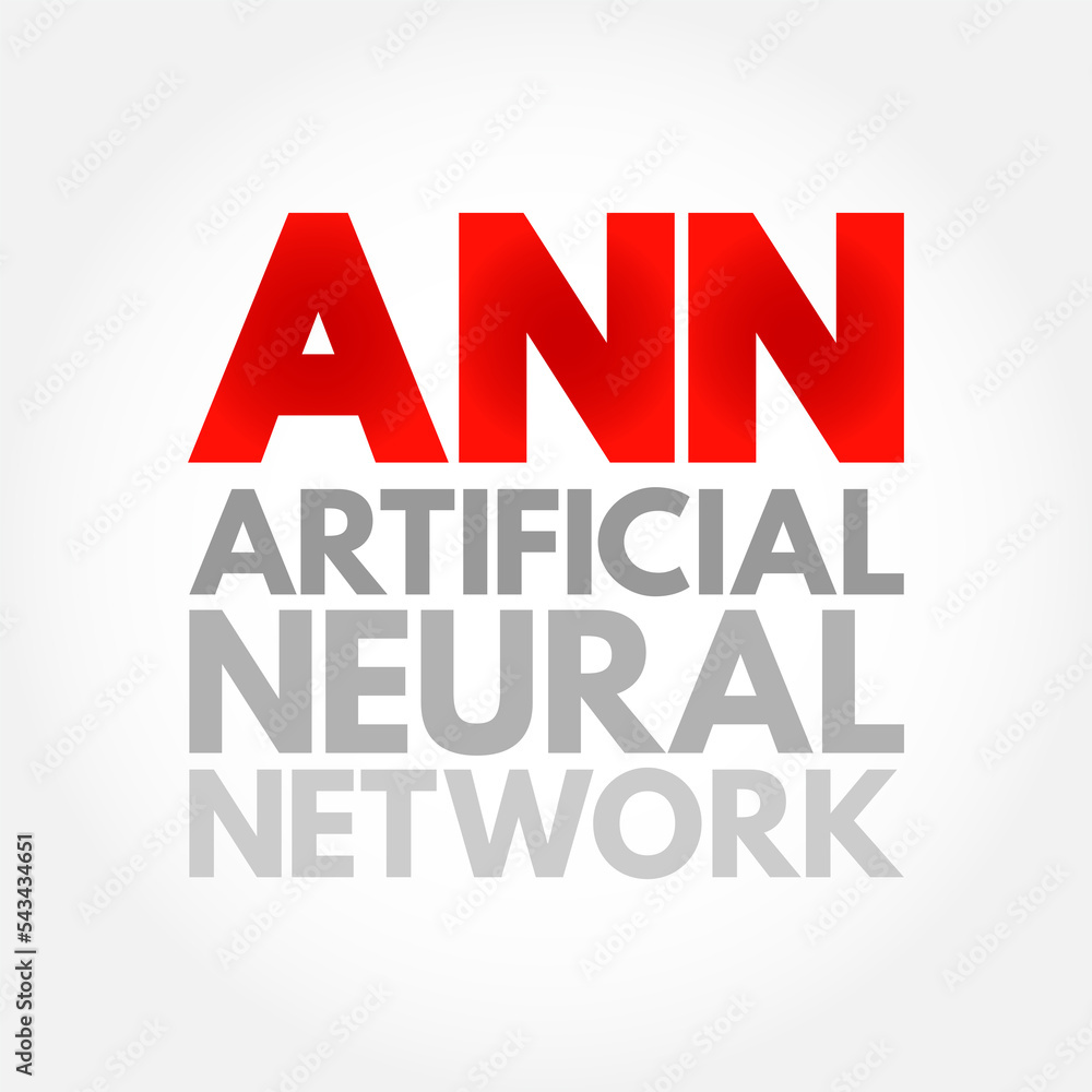 Poster ann - artificial neural network are computing systems inspired by the biological neural networks tha