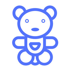 Bear Doll Heart Love Teddy Valentine Outline Icon