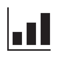 Growth statistics business icon
