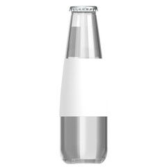 3d rendering illustration of a small aperitif bottle