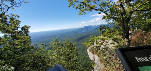 Blue Ridge Mountain view, Caesars Head State Park Visitor Center, Cleveland, South Carolina