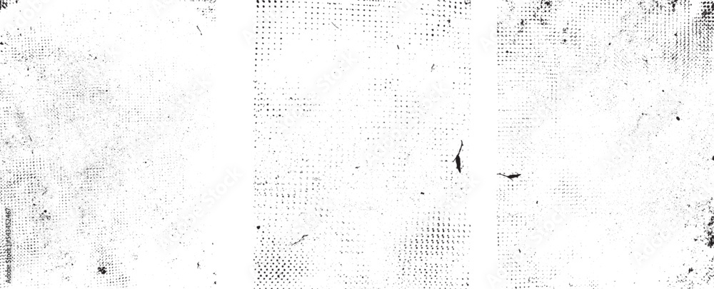 Leinwandbilder grunge urban backgrounds set.texture vector.dust overlay distress grain ,simply place illustration o
