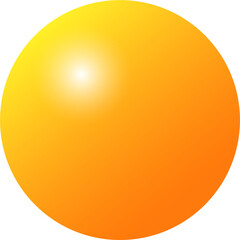 png picture yellow 3d balloon
