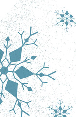 christmas gift tags with snowflake
