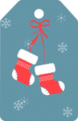 christmas sock with gifts