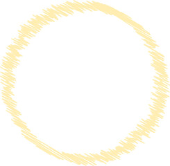 circle scratch brush draw abstract decoration vector isolated paint round heart star square