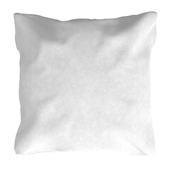 3d rendering illustration of a small cushion