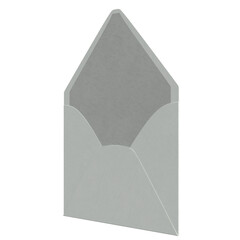 3d rendering illustration of a small envelope