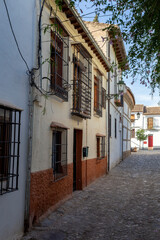Narrow street in Granada
