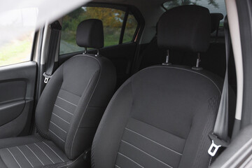 Car front seats. Auto interior