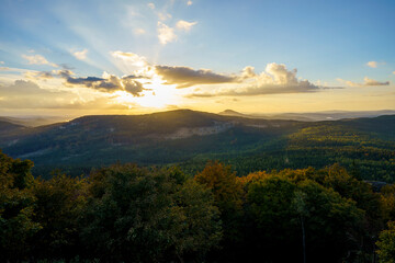 Sonnenuntergang im Lausitzer Gebirge- einfach traumhaft 6