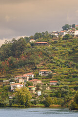 Obraz premium The beautiful landscape of the Douro Valley in Portugal and its unique architecture